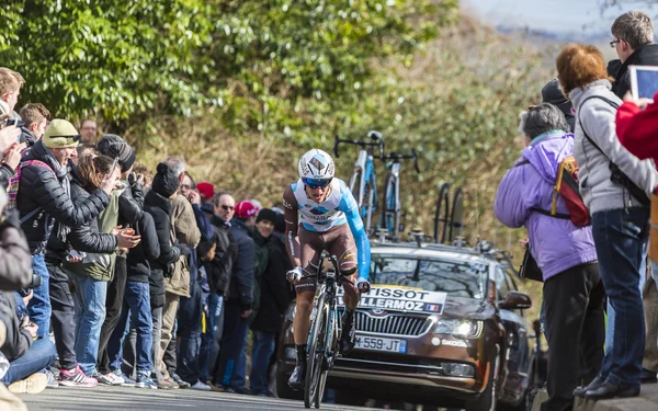 El ciclista Alexis Vuillermoz - París-Niza 2016 — Foto de Stock