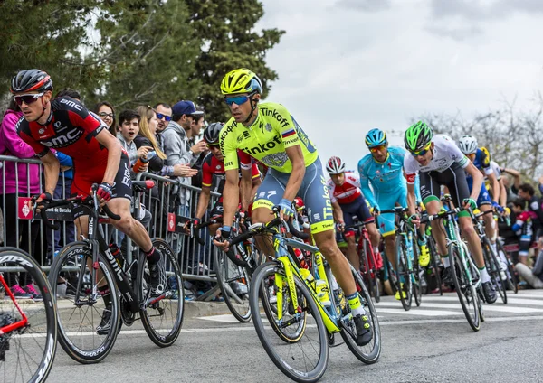 Im Peloton - Tour de Catalunya 2016 — Stockfoto