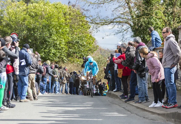 Cyklist Lieuwe Westra - Paris-Nice 2016 — Stockfoto