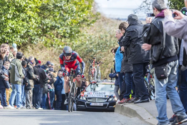 Der Radfahrer ben hermans - paris-nice 2016 — Stockfoto