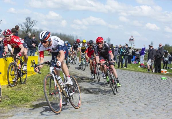 El Pelotón - Paris Roubaix 2016 — Foto de Stock