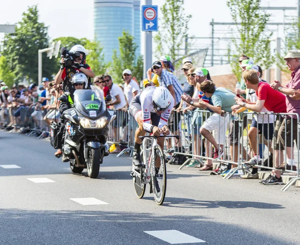 Fabian Cancellara rowerzysta - Tour de France 2015 — Zdjęcie stockowe