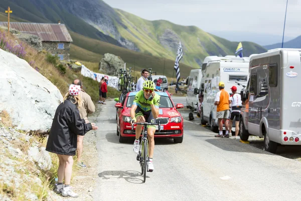 Ramunas Navardauskas cyklista-Tour de France 2015 — Stock fotografie