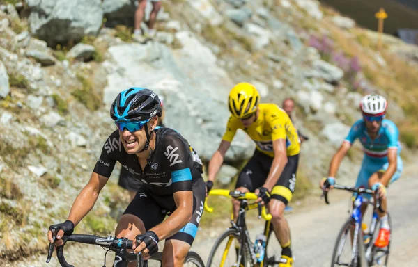 Richie Porte na drogach gór - Tour de France 2015 — Zdjęcie stockowe