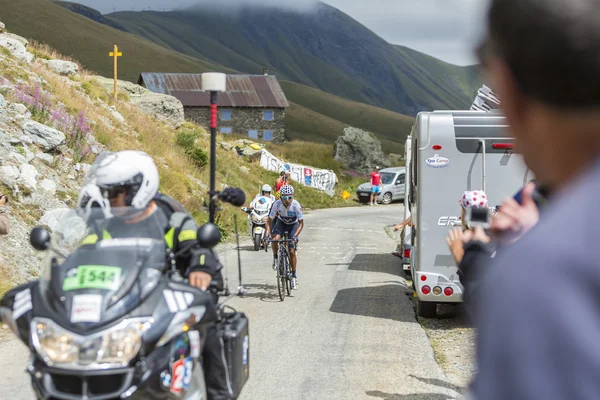 Κιντάνα στους δρόμους στα βουνά - Tour de France 2015 — Φωτογραφία Αρχείου