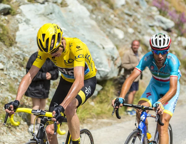 Dağlar - Tour de France 2015 şampiyonları — Stok fotoğraf