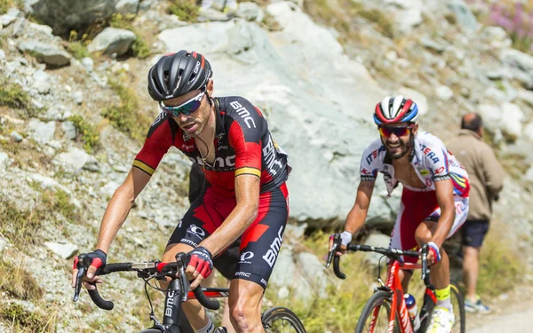 Велогонщик Самуэль Санчес - Тур де Франс 2015 — стоковое фото