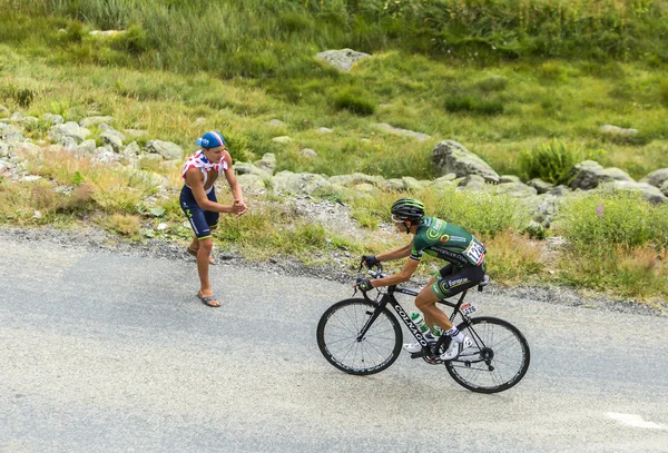 Bisikletçi Perrig Quemeneur - Tour de France 2015 — Stok fotoğraf