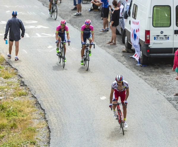 Велосипедист Альберто Losada Alguacil - Тур де Франс 2015 — стокове фото