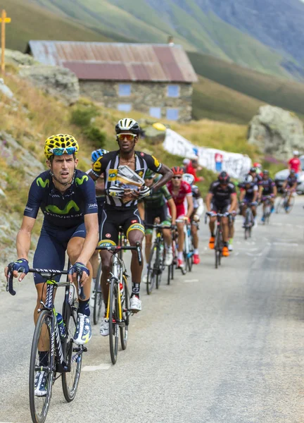 Das Peloton in den Bergen - Tour de France 2015 — Stockfoto