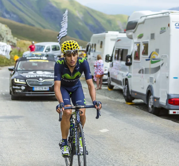 骑自行车的人何塞 · Herrada · 洛佩斯-环法自行车赛 2015 — 图库照片