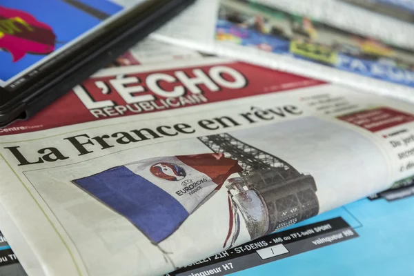 L'UEFA Euro 2016 sous presse — Photo