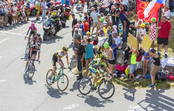 Alberto Contador en Col du Glandon - Tour de France 2015 — Foto de Stock