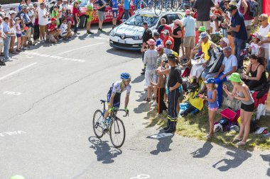 Col du Glandon - Fransa Bisiklet Turu 2015 tarihinde bisikletçi Simon yaman