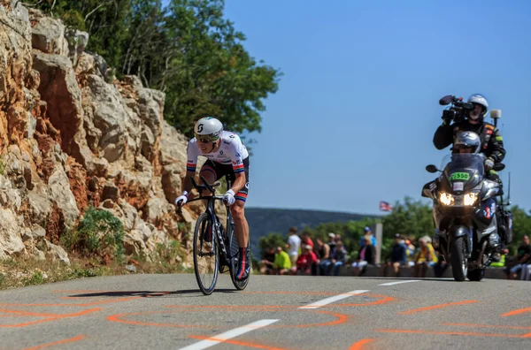 Col Serre Tourre França Julho 2016 Ciclista Sul Africano Daryl — Fotografia de Stock