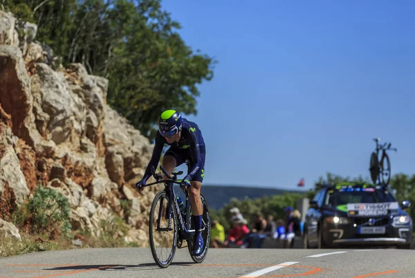 Col Serre Tourre Francie Července 2016 Španělský Cyklista Daniel Moreno — Stock fotografie