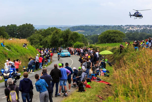 Louverne França Junho 2021 Ciclista Cazaque Alexey Lutsenko Equipe Astana — Fotografia de Stock