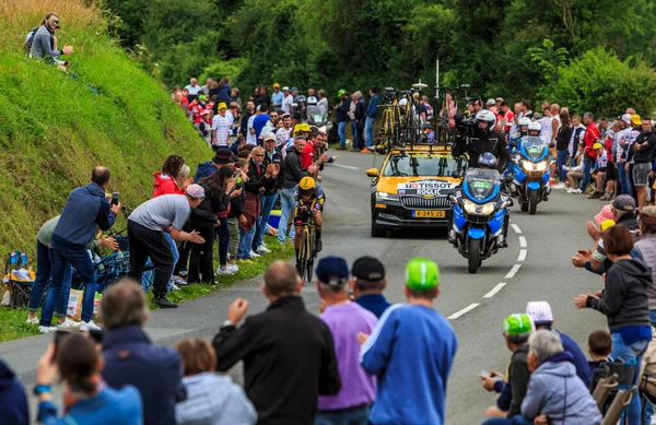 Louverne France Juin 2021 Primoz Roglic Vainqueur Médaille Course Olympique — Photo