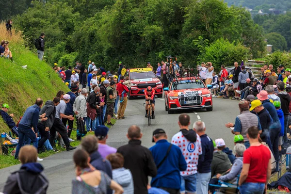 Louverne Francia Junio 2021 Ciclista Esloveno Matej Mohoric Del Team — Foto de Stock