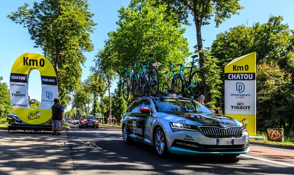 Saint Germain Laye Francia Julio 2021 Coche Oficial Del Team — Foto de Stock