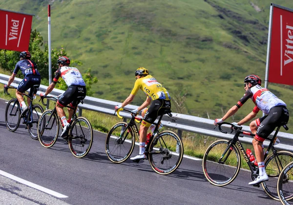 Port Envalira France Juillet 2021 Cycliste Slovène Tadej Pogacar Équipe — Photo