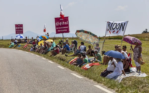 Widzów Le tour de france — Zdjęcie stockowe