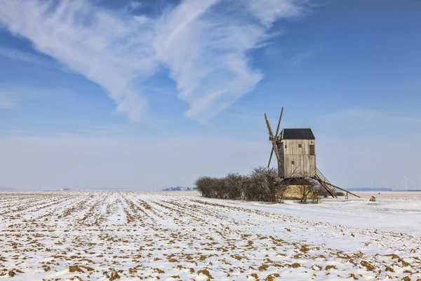 Paysage rural hivernal — Photo