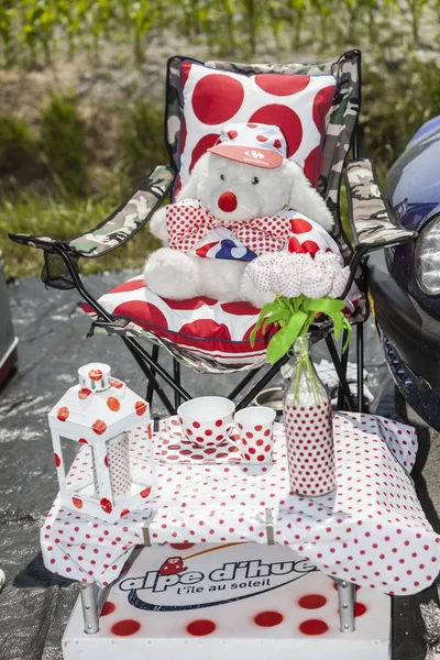 Arrangement drôle pendant le Tour de France — Photo