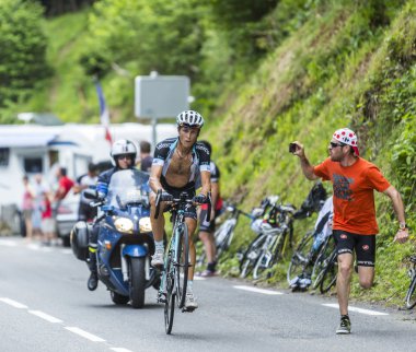 The Cyclist Mateo Trentin clipart