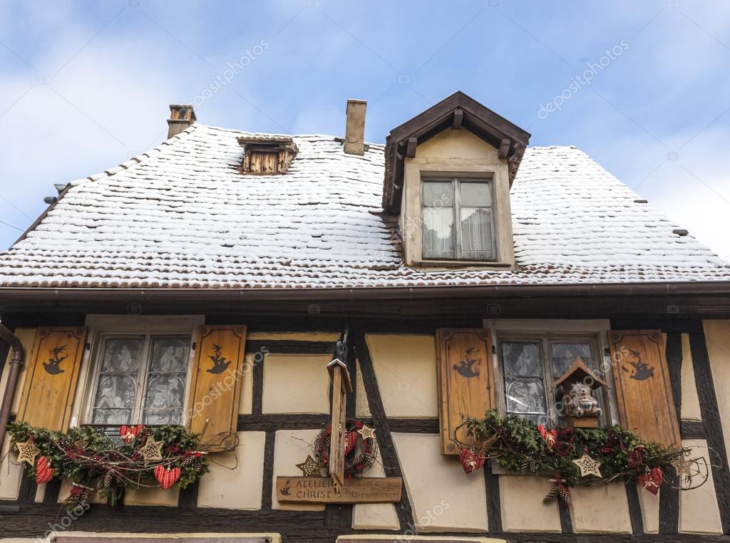 Alsatian House in Winter