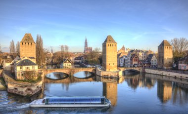 Ponts Couverts in Strasbourg, France clipart