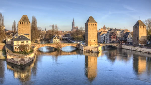 Ponts couverts w Strasburgu — Zdjęcie stockowe