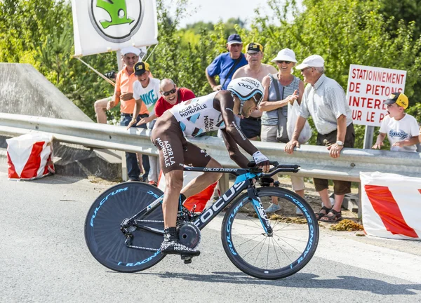 El ciclista Jean-Christophe Peraud —  Fotos de Stock