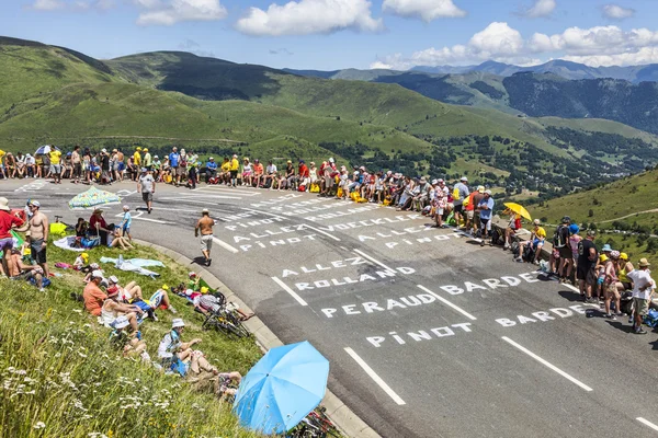 Yol İnşaatı le tour de france — Stok fotoğraf