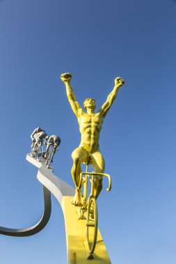 Tour de France in the Pyrenees, Sculpture- Detail clipart