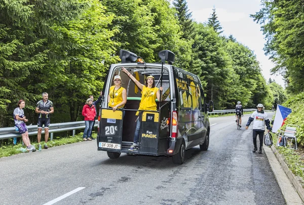 La boutique mobile officielle du Tour de France — Photo