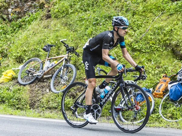 The Cyclist Mikel Nieve Iturralde — Stock Photo, Image