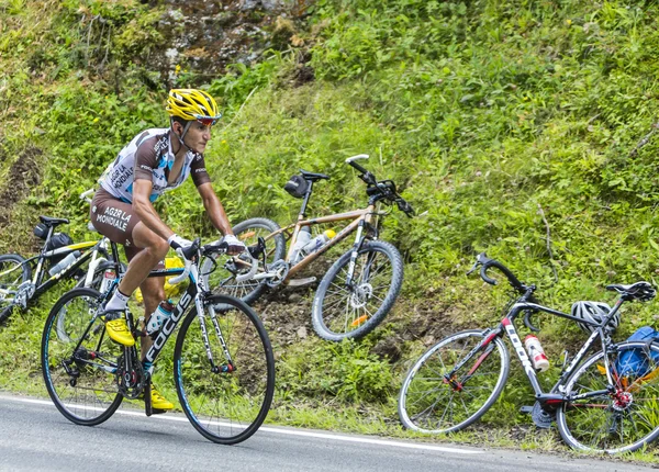 El ciclista Blel Kadri — Foto de Stock