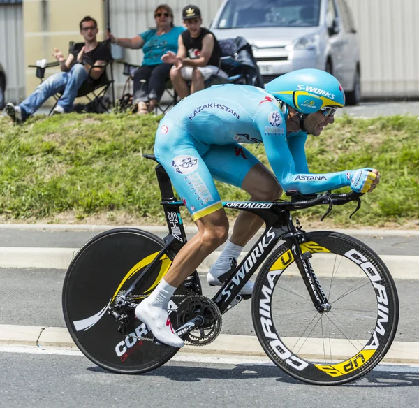 Der Radfahrer andriy grivko — Stockfoto