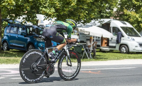 The Cyclist Bryan Coquard Stock Image