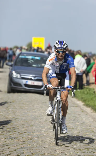 Davide Frattini - Paris Roubaix 2014 — Stock Photo, Image