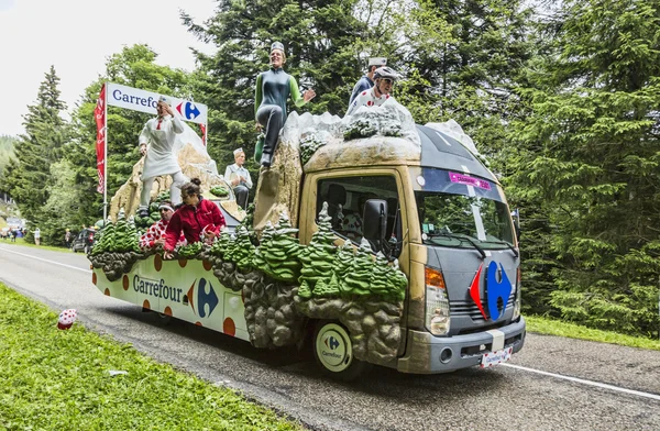 Carrefour pojazdu — Zdjęcie stockowe