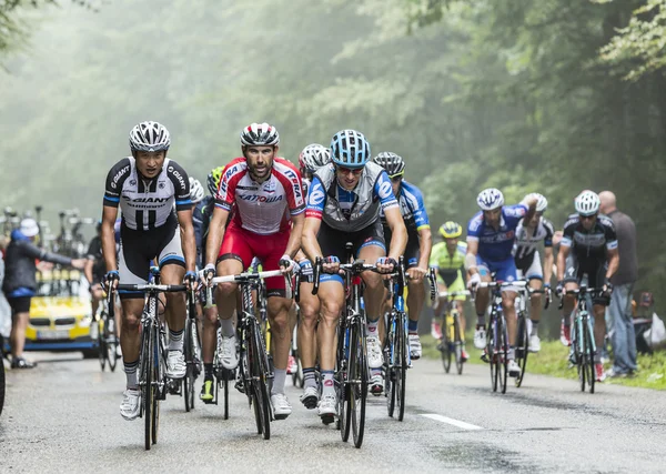 Het Peloton in een dag Misty — Stockfoto