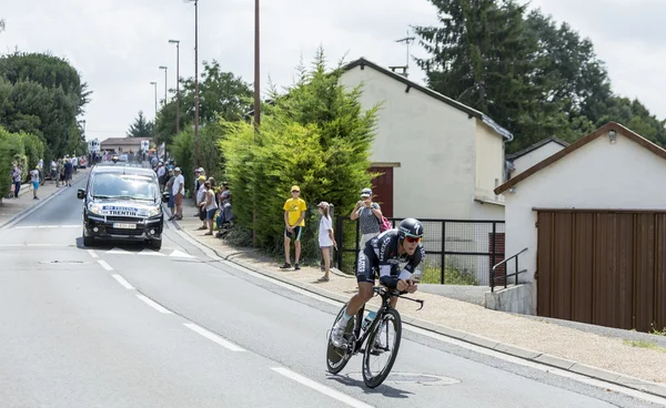 Cyklista Matteo Trentin - Tour de France 2014 — Stock fotografie