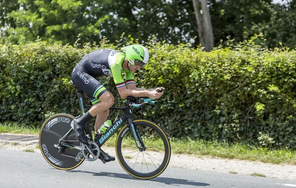 O Ciclista Lars Boom - Tour de France 2014 — Fotografia de Stock
