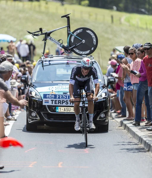 El ciclista Niki Terpstra - Tour de France 2014 — Foto de Stock