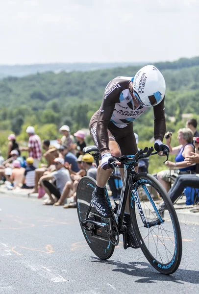 The Cyclist Samuel Dumoulin - Tour de France 2014 — Stock Photo, Image