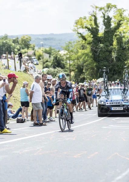 O ciclista Vasili Kiryienka - Tour de France 2014 — Fotografia de Stock