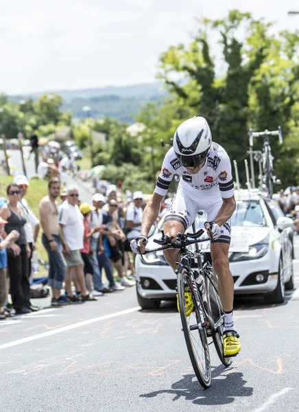 Cyklista Anthony Delaplace - Tour de France 2014 — Stock fotografie