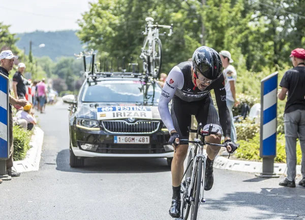 El ciclista Markel Irizar - Tour de Francia 2014 — Foto de Stock